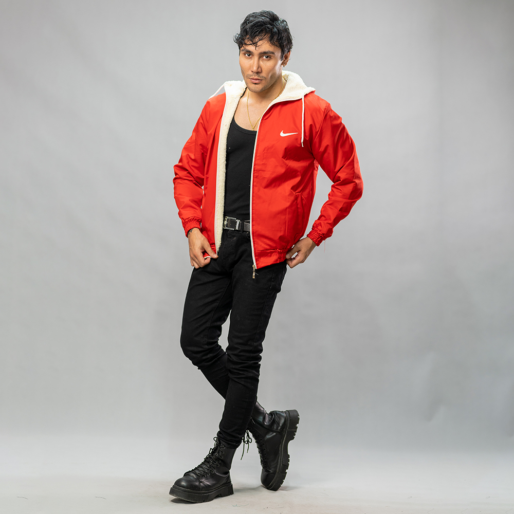 کاپشن مدل Nike قرمز