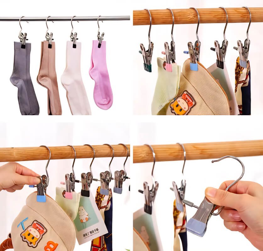 آویز تکی شلوار والبسه(4عددی)